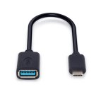 Hamlet XADTC-U2A-MF02 cavo USB USB 3.2 Gen 1 (3.1 Gen 1) 0,2 m USB A USB C 5 Gbit/s Nero