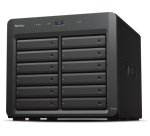 Synology DX1222 Boîtier de disques de stockage Boîtier disque dur/SSD Noir 2.5/3.5"