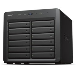 Synology DX1222 Boîtier de disques de stockage Boîtier disque dur/SSD Noir 2.5/3.5"