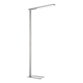 Lampadaire unilux led stratus ergonomique aluminium         recyclable variateur sur le   mat 4250 lumen coloris gris