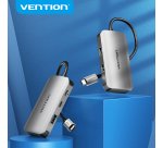Vention Hub USB Tipo-C TNDHB/ 3xUSB/ 1xUSB Tipo-C/ 1xUSB Tipo-C PD