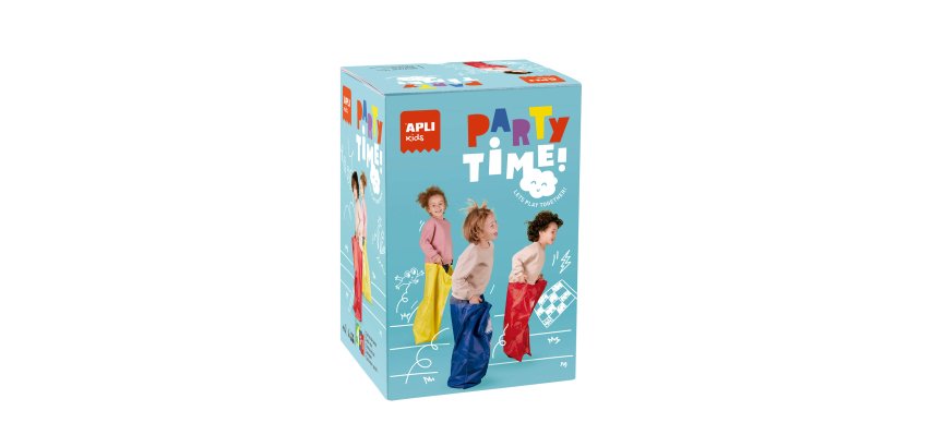 APLI Kids Jeu de la course en sac PARTY TIME