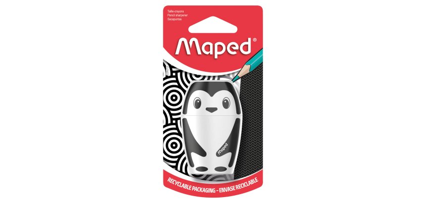 Maped 34012 temperino Temperamatite manuale Nero, Bianco