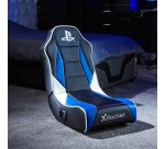 X Rocker 2021027 Video Game Chair Console Gaming Chair Padded Seat Black, Blue, White