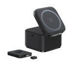 Baseus P10264100123-01 cargador de dispositivo móvil Universal Negro USB Cargador inalámbrico Carga rápida Interior