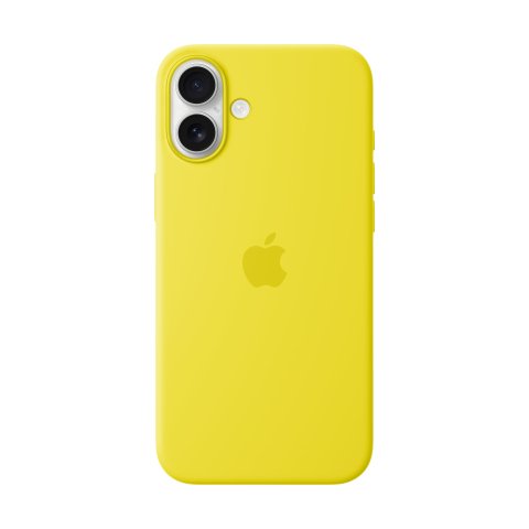 Apple Funda de silicona con MagSafe para el iPhone 16 Plus - Amarillo carambola