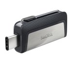 SanDisk 173338 lecteur USB flash 64 Go USB Type-A / USB Type-C Noir, Argent