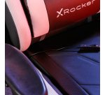 X Rocker Agility eSports RGB PC-Gaming-Stuhl Gepolsterter Stuhl Schwarz, Grau