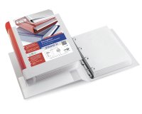 Raccoglitore personalizzabile Stelvio TI - 22 x 30 cm - 4 anelli a Q 80 mm - dorso 10 cm - blu - Sei Rota
