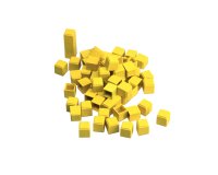 Elements base 10 a l'unite wissner 100 cubes pour base   10 cubes encastrables