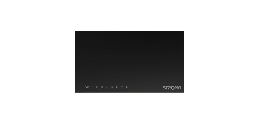 Strong SW8000M switch di rete Gigabit Ethernet (10/100/1000) Nero