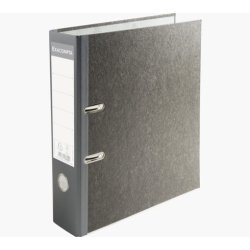 Classeur à levier cartonné Exacompta A 4 - Dos 8 cm gris