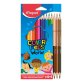 Crayon couleur maped color'peps \"world\" + 3 duos   ton  peau pochette de 12