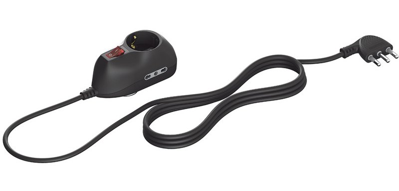 bticino 3693GB power extension 3 AC outlet(s) Black