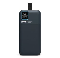 Port Designs 907003 banque d'alimentation électrique Lithium Polymère (LiPo) 30000 mAh Noir