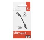T'nB ADATCJACK2 câble audio 0,1 m 3,5mm USB Type-C Noir