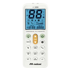 Meliconi AC200 telecomando Aria condizionata Pulsanti