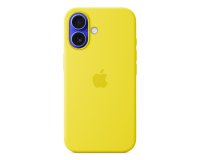 Apple Funda de silicona con MagSafe para el iPhone 16 - Amarillo carambola