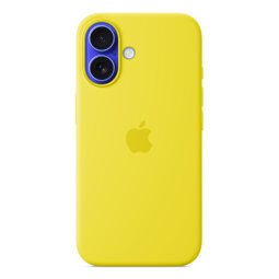 Apple Funda de silicona con MagSafe para el iPhone 16 - Amarillo carambola