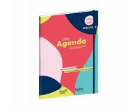 Quo Vadis - Agenda enseignant - 2025-2026 - Mon Agenda Pédagogique - Semainier Horizontal - Français - Multicolore - 12 mois de mi-juillet à mi-juillet - 21x29,7 cm
