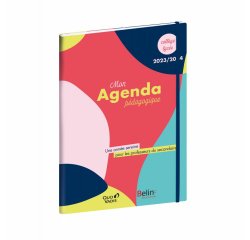 Quo Vadis - Agenda enseignant - 2025-2026 - Mon Agenda Pédagogique - Semainier Horizontal - Français - Multicolore - 12 mois de mi-juillet à mi-juillet - 21x29,7 cm