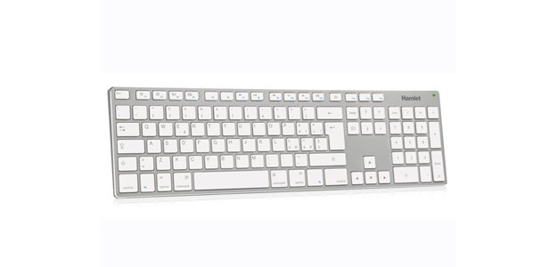 Hamlet XKKITA-MCU keyboard Office USB QWERTY White