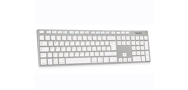 Hamlet XKKITA-MCU tastiera Ufficio USB QWERTY Bianco