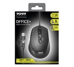 Port Designs PORT Connect OFFICE+ souris Bureau Droitier USB Type-A + USB Type-C Optique 3200 DPI