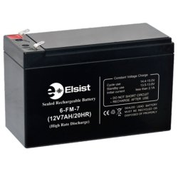 Elsist BT007R Acido piombo (VRLA) 12 V 7 Ah