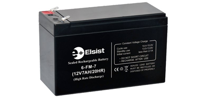 Elsist BT007R Acido piombo (VRLA) 12 V 7 Ah