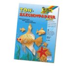 Papier à dessin teinté folia din a4 130g/m2 coloris or et argent bloc de 10 unités