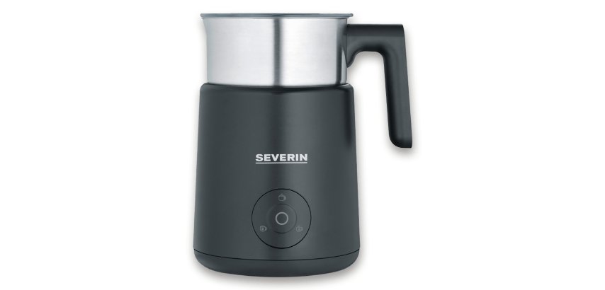 Severin SM 3579 milk frother/warmer Handheld electric milk frother Black, Brushed steel, Silver