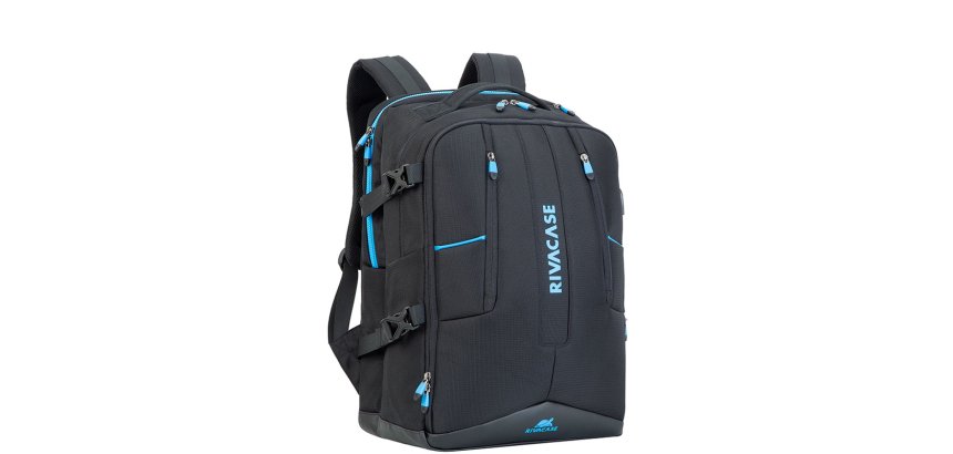 Rivacase 7860 43,9 cm (17.3") Zaino Nero, Blu