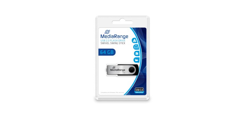 USB 2.0 Flash Drive MediaRange 64GB