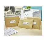 Etiquette autocollante avery adresse recyclee laser blanc  63,5 x 33,9mm boite de 360