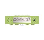 MCL MP1B99AACK305WBIB clavier Universel RF sans fil AZERTY Français Beige