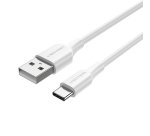 Vention Cable USB 2.0 3A CTHWH/ USB Tipo-C Macho - USB Macho/ 2m/ Blanco