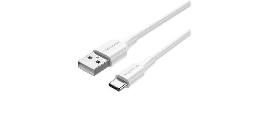 Vention Cable USB 2.0 3A CTHWH/ USB Tipo-C Macho - USB Macho/ 2m/ Blanco