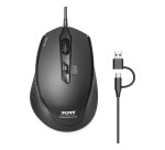 Port Designs PORT Connect OFFICE+ souris Bureau Droitier USB Type-A + USB Type-C Optique 3200 DPI