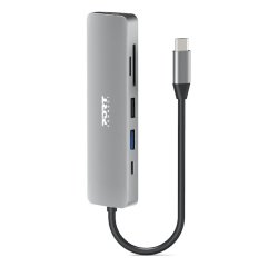 Port Designs 900162 hub & concentrateur USB Type-C Argent