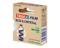 Film ruban adhésif ECO & CRYSTAL, 19 mm x 33 m