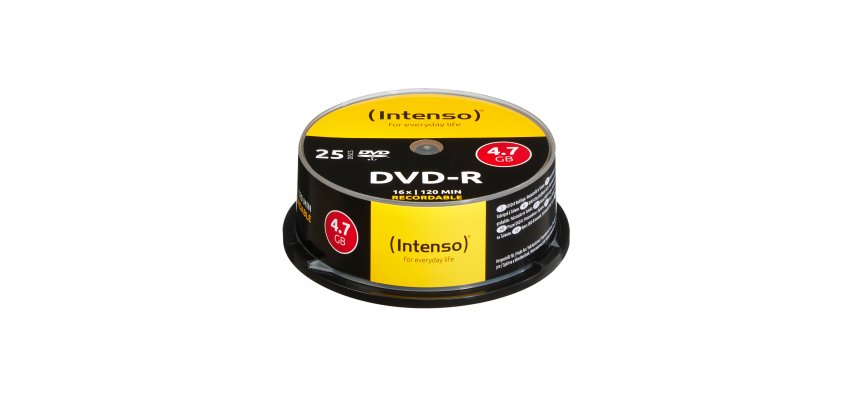 Intenso DVD-R 4,7GB, 16x 4,7 GB 25 Stück