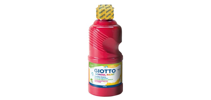 Tempera pronta - 250ml - rosso - Giotto