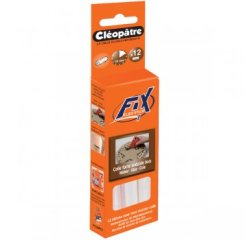 Colle cleopatre special bois pour pistolet a colle         batonnet diametre 7mm lot de  12 unites