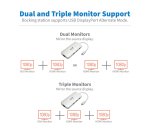 Tripp Lite U442-DOCK12-S station d'accueil USB 3.2 Gen 2 (3.1 Gen 2) Type-C Argent