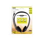Port Designs 901603 casque Avec fil Arceau Bureau/Centre d'appels Noir