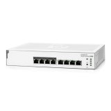 HPE Aruba Networking Aruba Instant On 1830 8G 4p Class4 PoE 65W Géré L2 Gigabit Ethernet (10/100/1000) Connexion Ethernet, supportant l'alimentation via ce port (PoE) 1U