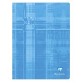 Cahier piqué clairefontaine a4+ 24x32cm 192 pages 90g réglure séyès coloris assortis