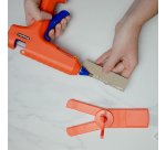 Colle transparente cléopâtre cléo stick max pour pistolet colle cléo gun max avec boîte de rangement 11 unités