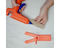 Colle transparente cléopâtre cléo stick max pour pistolet colle cléo gun max avec boîte de rangement 11 unités